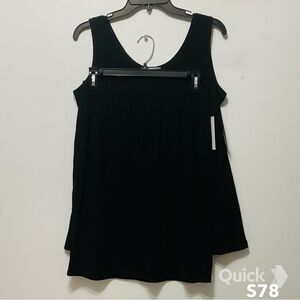 M - NWT Charvi Black Top and Mini Skirt Set